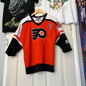Philadelphia Flyers Eric Lindros Team Captain Starter Jersey
